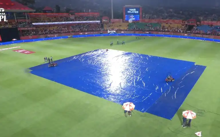 PBKS vs DC IPL 2025 Toss Delayed Due To Rain At Dharamsala Stadium